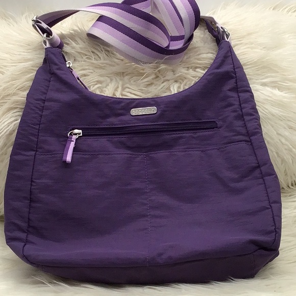 Baggallini Purple Nylon Crossbody Bag - Picture 13 of 13